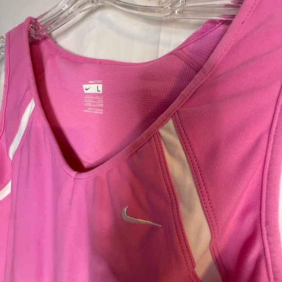 Nike Women's Fit Dry Tank Top Soze Large | Women’s Pink Tank Top Large - Picture 2 of 10